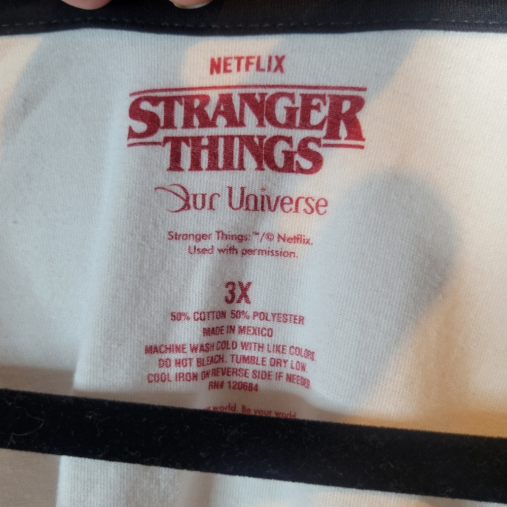 Stranger Things Hellfire Club Baseball Jersey Siz… - image 4